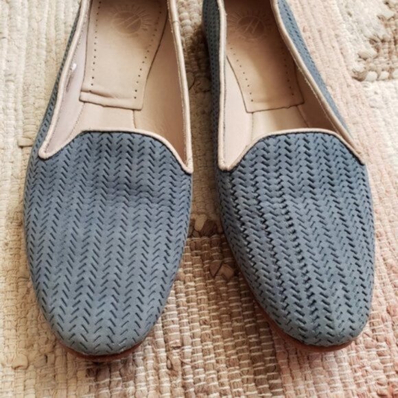 Summertime Bohemian Loafers Perforated Leather Suede size EU 37 / US 6.5 - Picture 13 of 14